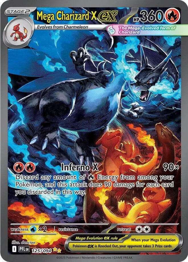 Mega Charizard X EX 125/094 Pokémon card for sale Owensboro KY
